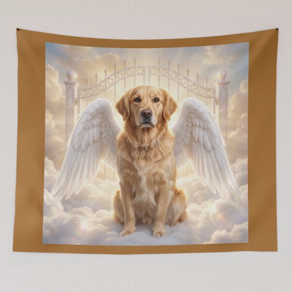 Item preview, Golden Retriever at the Pearly Gates designed and sold by Tridentulus.