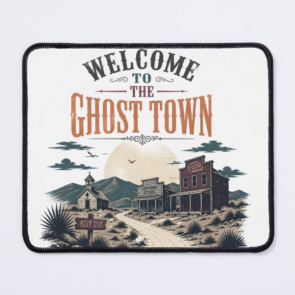 Item preview, Welcome to the Ghost Town Tourist Postcard designed and sold by LiviuGligoros.