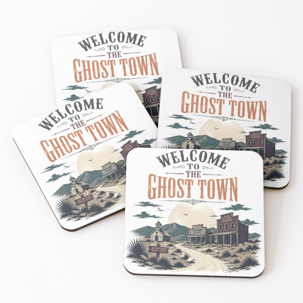 Item preview, Welcome to the Ghost Town Tourist Postcard designed and sold by LiviuGligoros.