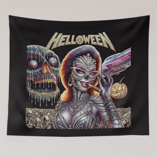 Item preview, Halloween Alien She Glasses Skull Cigar designed and sold by Voodoo Store Paranormal Collections.
