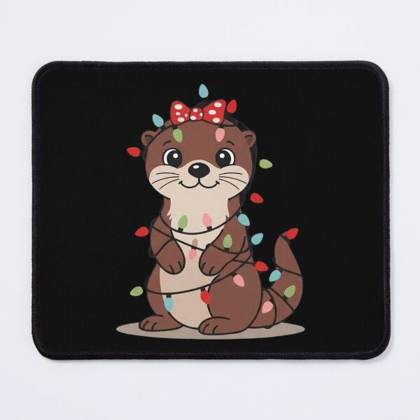Item preview, Cute Otter Christmas Lights Holiday Animal Lover designed and sold by Ruuper4all.
