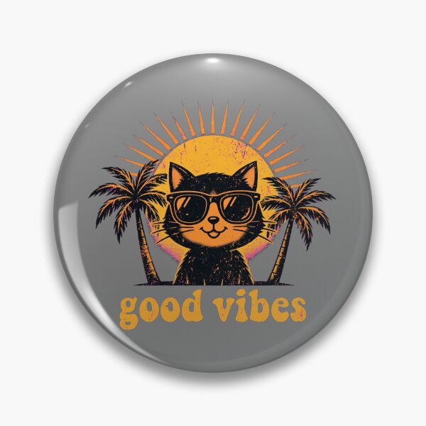 Item preview, Cool Summer Cat Sunglasses Beach Good Vibes designed and sold by Avenuse style.