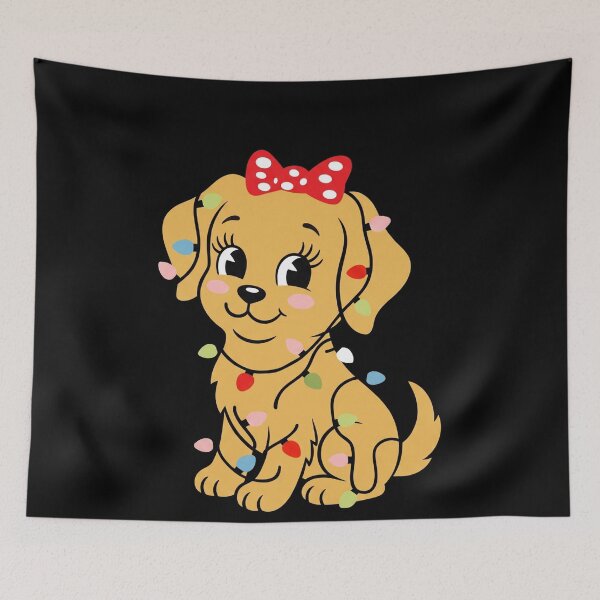 Item preview, Golden Retriever Puppy Christmas Lights Holiday Dog Lover designed and sold by Ruuper4all.