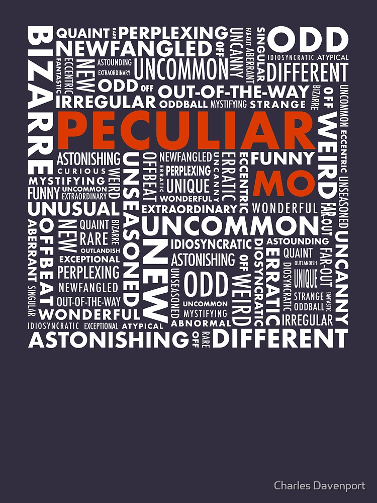 Peculiar Words by cdavenport4