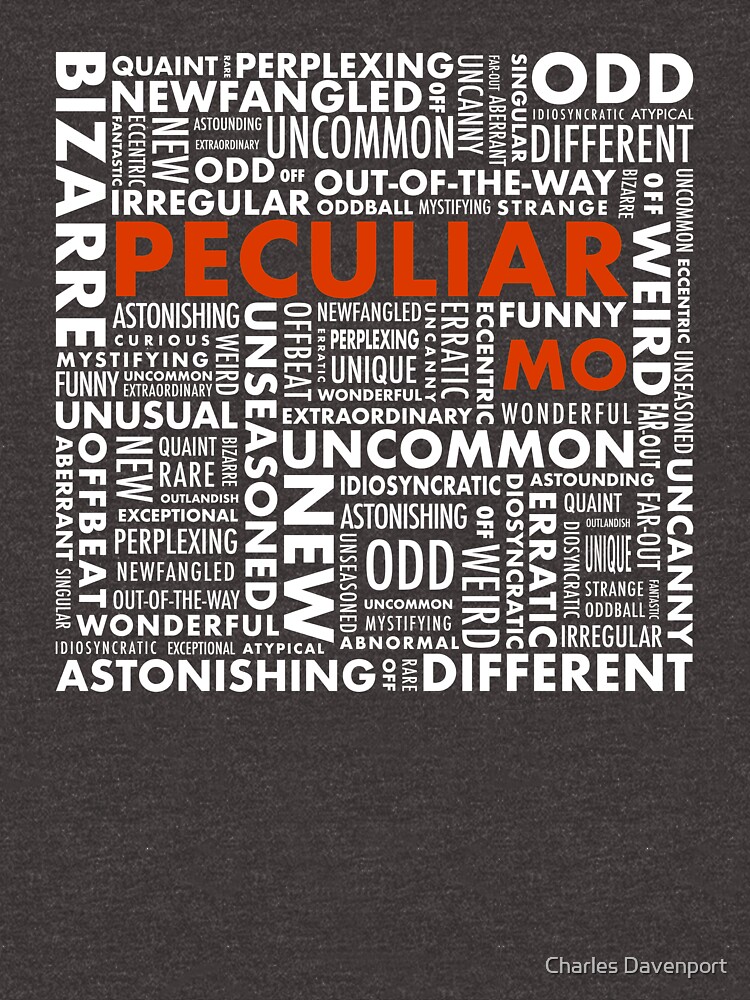 Peculiar Words by cdavenport4