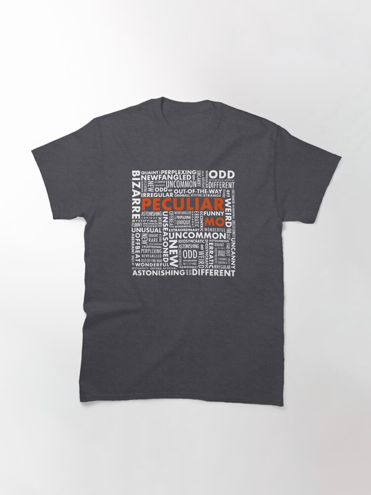 Thumbnail 2 of 7, Classic T-Shirt, Peculiar Words designed and sold by Charles Davenport.