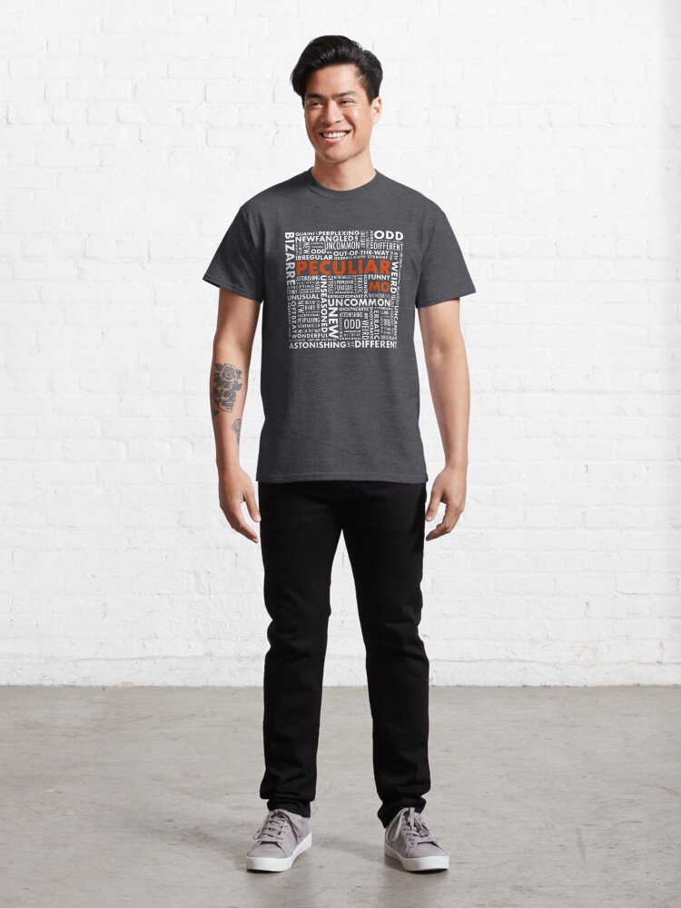 Thumbnail 3 of 7, Classic T-Shirt, Peculiar Words designed and sold by Charles Davenport.