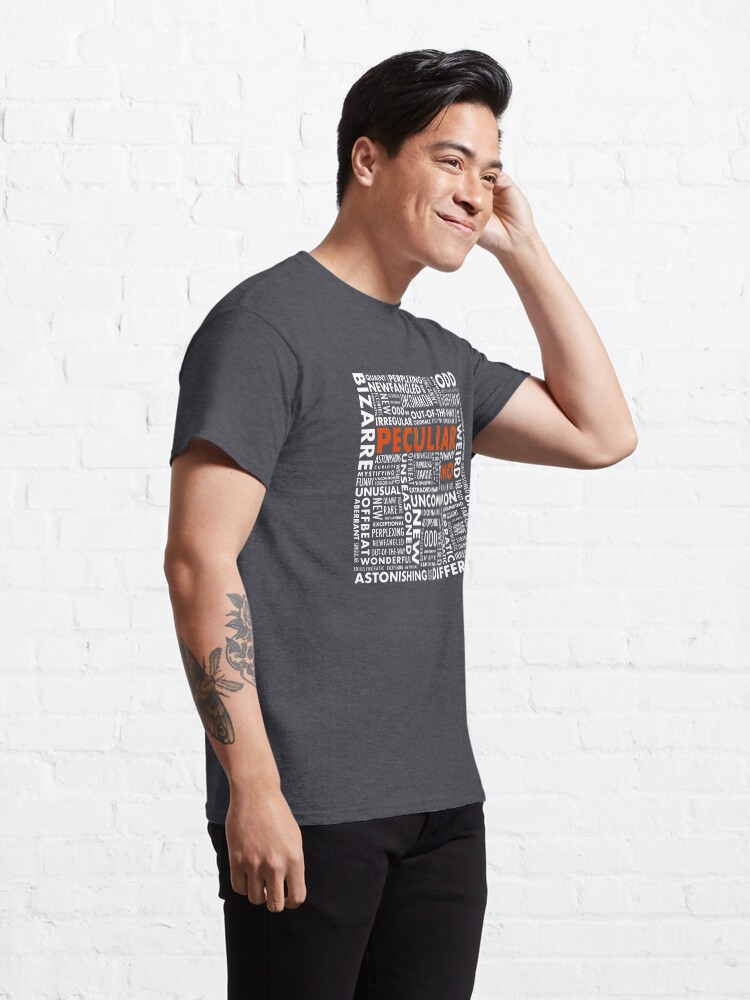 Thumbnail 5 of 7, Classic T-Shirt, Peculiar Words designed and sold by Charles Davenport.