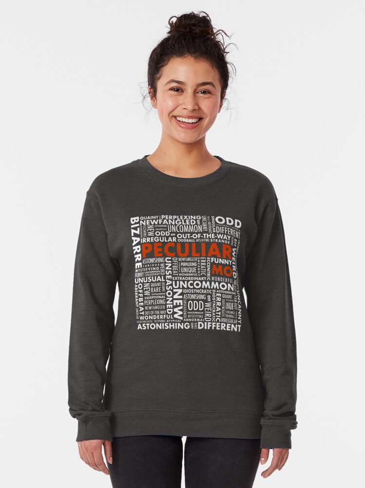 Alternate view of Peculiar Words Pullover Sweatshirt