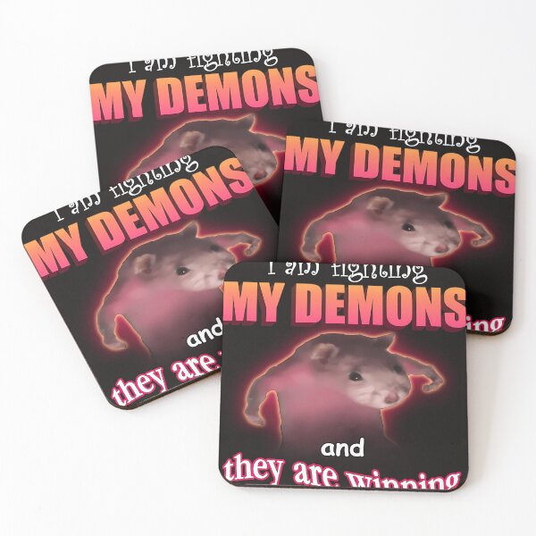 Item preview,  I'M Fighting My Demons And They Are Winning Word Art Meme designed and sold by boumiyahamoud6.