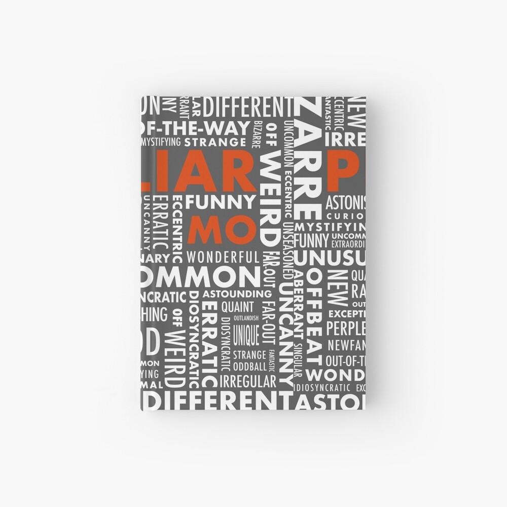 Peculiar Words Hardcover Journal