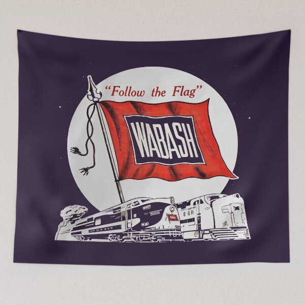 Item preview, Wabash - "Follow the Flag" designed and sold by Trains-and-Rail.