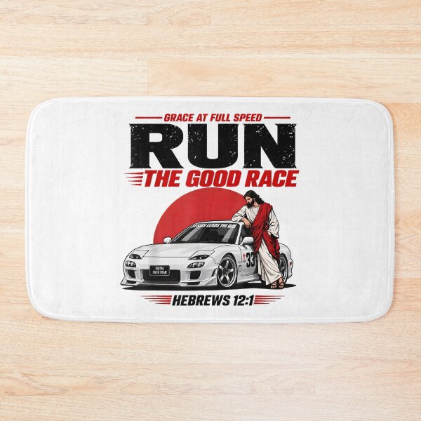 Item preview, Grace At Full Speed Run The Good Race Hebrews 12:1 Christian designed and sold by Capisedo.
