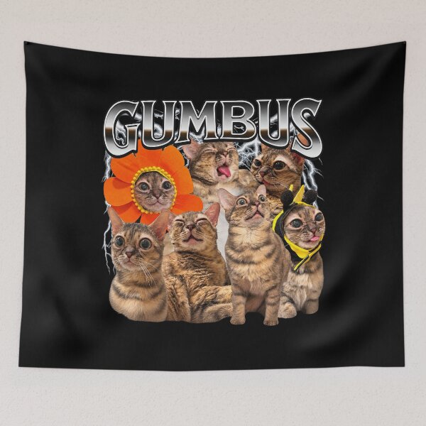 Item preview, Gumbus Cat Meme Lightning Collage designed and sold by Quietfoxmax.