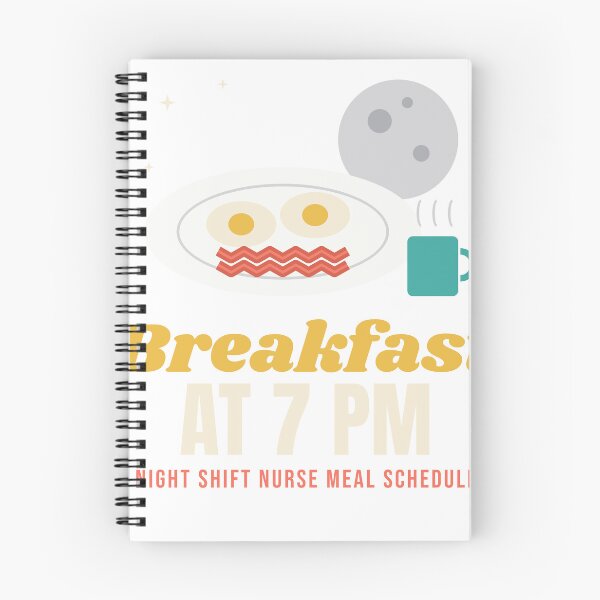 Item preview, Breakfast at 7 PM Night Shift Nurse designed and sold by Nice Niche.