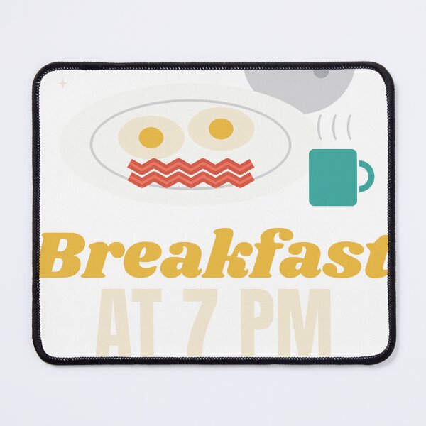 Item preview, Breakfast at 7 PM Night Shift Nurse designed and sold by TrailMixTrees.