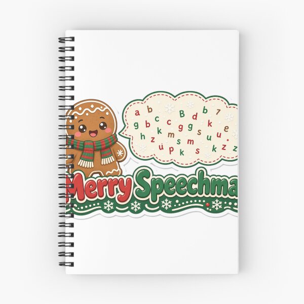 Item preview, Speech Therapist Christmas Merry Speechmas SLP designed and sold by Soft Merch.