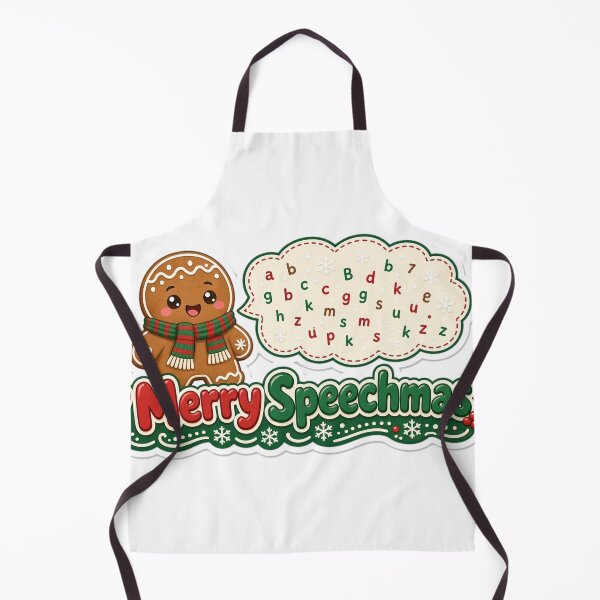 Item preview, Speech Therapist Christmas Merry Speechmas SLP designed and sold by Soft Merch.
