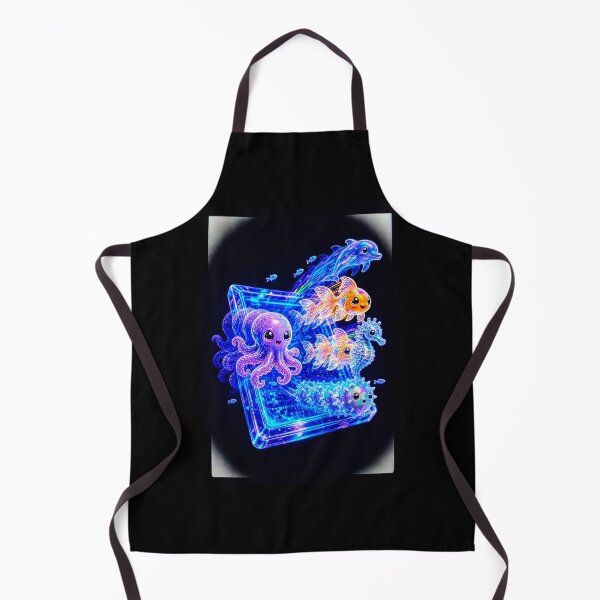 Item preview, Kawaii Sea Creatures Hologram Portal Art. designed and sold by RBest!.