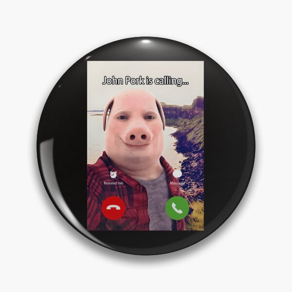 Item preview,  John Pork Is Calling Funny Answer Call Phone designed and sold by RafaelDelrio.
