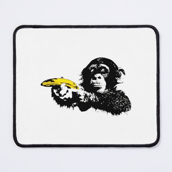 Item preview, Banksy Banana Monkey designed and sold by Sageandzz.