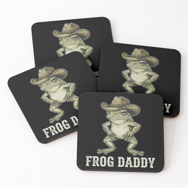 Item preview, Frog Daddy Cowboy Toad Funny Western Animal Design designed and sold by MiALopezArt.