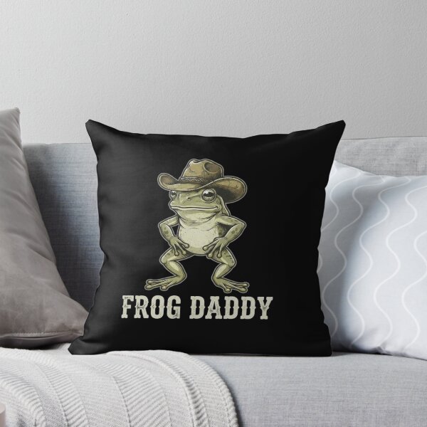 Item preview, Frog Daddy Cowboy Toad Funny Western Animal Design designed and sold by MiALopezArt.