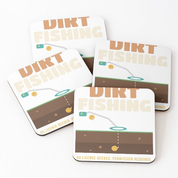 Item preview, Dirt Fishing Funny Metal Detecting designed and sold by TrailMixTrees.