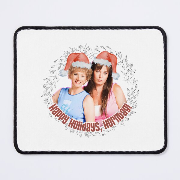 Item preview, Kath And Kim Happy Holidays Hornbag (Christmas) designed and sold by BobaAndBearSvg.
