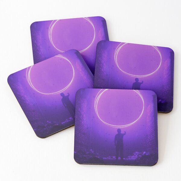 Item preview, Silhouette Reaching for Glowing Purple Ring designed and sold by Cactisuper.