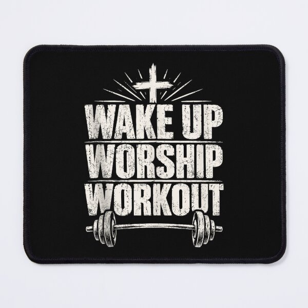 Item preview, Wake Up Worship Workout Christian Workout Fitness Gym designed and sold by Capisedo.