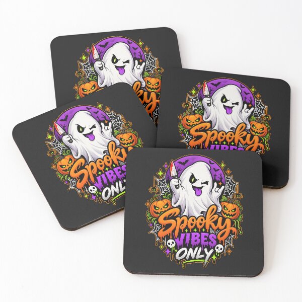 Item preview, Spooky Vibes, Spooky Vibes Only Ghost Halloween, Creepy Ghost Horror designed and sold by graphic-genie.