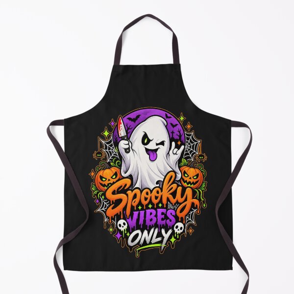 Item preview, Spooky Vibes, Spooky Vibes Only Ghost Halloween, Creepy Ghost Horror designed and sold by graphic-genie.