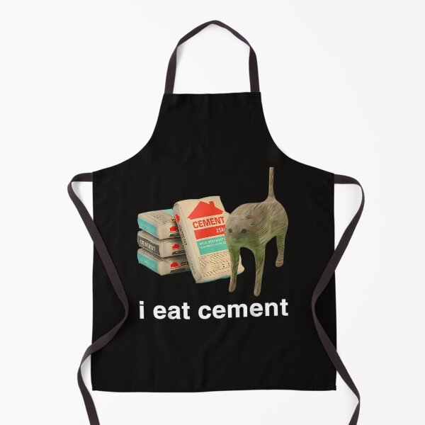Item preview,  I Eat Cement Cursed Cat Funny Oddly Specific Meme designed and sold by RafaelDelrio.