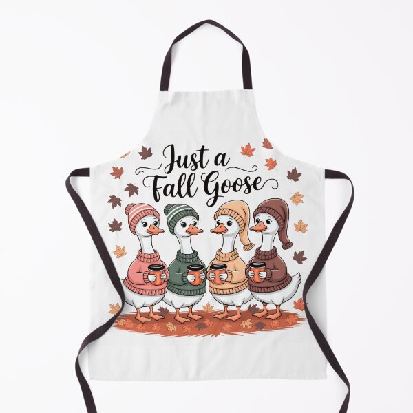 Item preview, Just a Fall Goose Cute Cozy Geese in Sweaters & Beanies Autumn  designed and sold by Zizo-DR44.