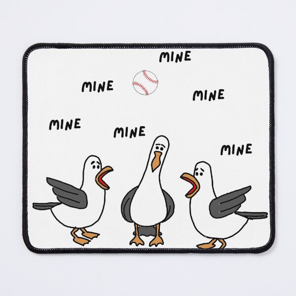 Item preview, Baseball Seagulls designed and sold by michemouse.