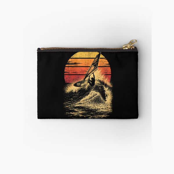 Item preview, Windsurf Wave Riding at Sunset | Retro designed and sold by Capisedo.