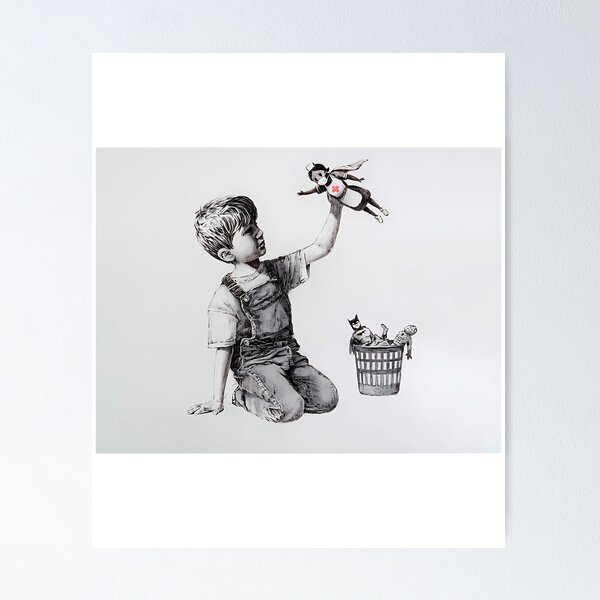 Item preview, Banksy Game Changer Nurse Superhero designed and sold by Sageandzz.