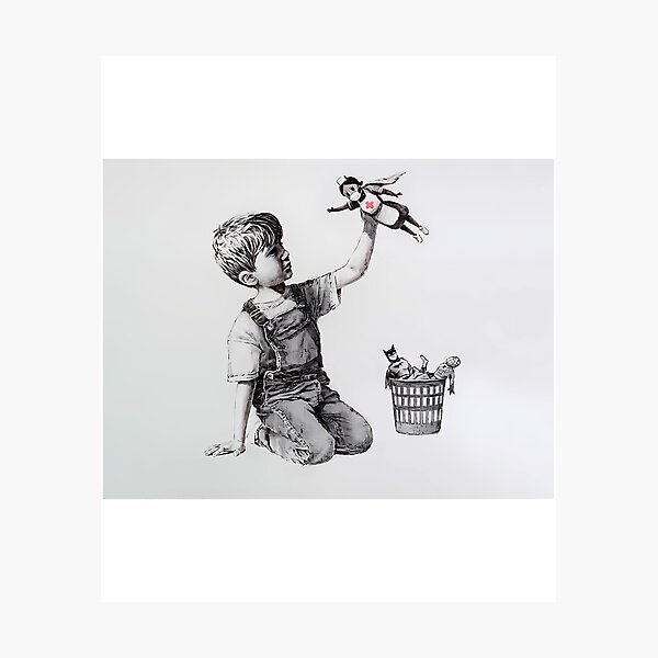 Item preview, Banksy Game Changer Nurse Superhero designed and sold by Sageandzz.