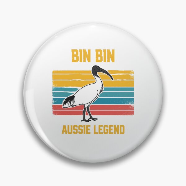 Item preview, Bin Chicken Aussie Legend Funny Ibis Retro Sunset Design designed and sold by Yellowriversss.