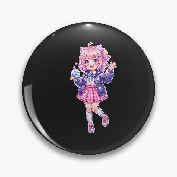 Item preview, Kawaii Cat Girl Boba Tea Anime designed and sold by inkvera9.