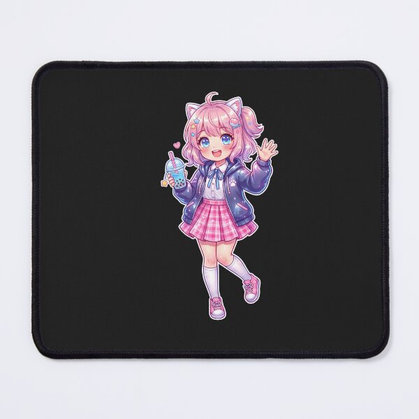 Item preview, Kawaii Cat Girl Boba Tea Anime designed and sold by inkvera9.