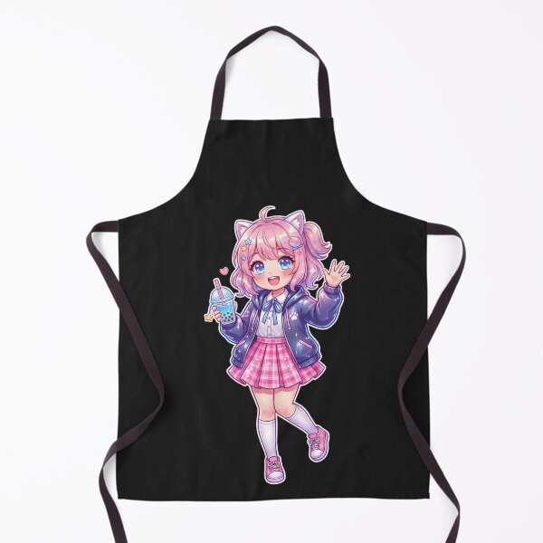 Item preview, Kawaii Cat Girl Boba Tea Anime designed and sold by inkvera9.