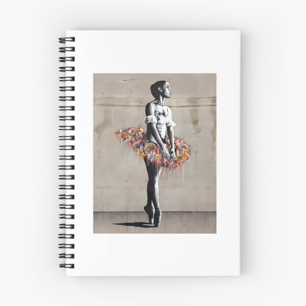 Item preview, Banksy Flowers Ballerina designed and sold by Sageandzz.