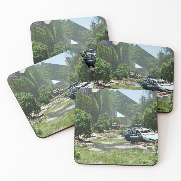 Item preview, Reclaimed City - Overgrown Post-Apocalyptic Street designed and sold by Cactisuper.