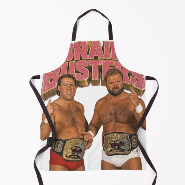 Item preview, Brain Busters Wrestling Tag Team Tribute Vintage WWF NWA  Fan Art designed and sold by The Irish Whip.