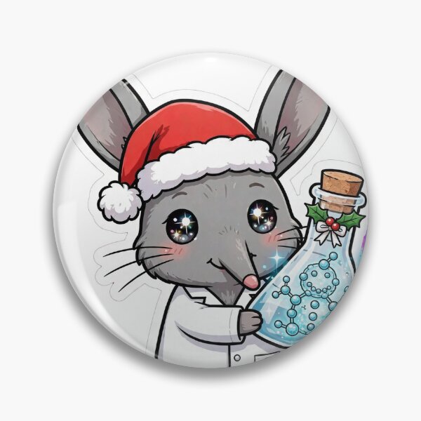 Item preview, Bilby Christmas Science Snowman Molecule Potion designed and sold by Wildlife-Walk.