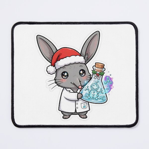 Item preview, Bilby Christmas Science Snowman Molecule Potion designed and sold by Wildlife-Walk.