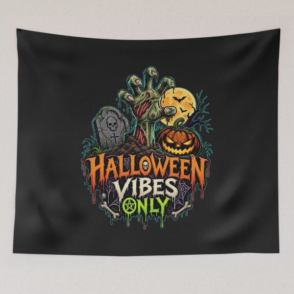 Item preview, Halloween Vibes, Halloween Vibes Only Zombie Hand Horror designed and sold by graphic-genie.