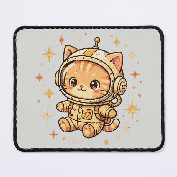 Item preview, Retro Vintage Astronaut Kitten Among Stars designed and sold by Avenuse style.